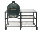 Preview: Big Green Egg Frame _ Hakenleiste mit 3 Haken